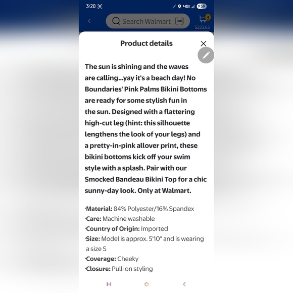 Nwt Nobo 2x Palms Bikini Set - Picture 8 of 8